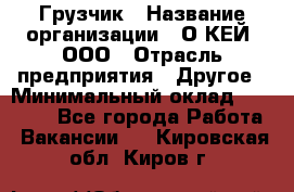 Грузчик › Название организации ­ О’КЕЙ, ООО › Отрасль предприятия ­ Другое › Минимальный оклад ­ 25 533 - Все города Работа » Вакансии   . Кировская обл.,Киров г.